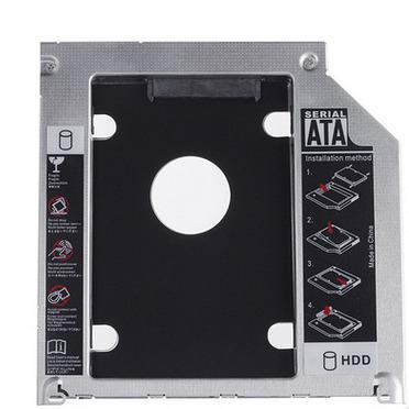 China 9.5/12.7mm plastic hdd caddy 2.5 inch SATA I/II/III/HDD/SSD optical bay second HDD caddy for sale