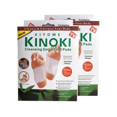 China Brace on feet organic kinoki health foot patch eliminate toxins promoting sleep health care detox foot patch for sale