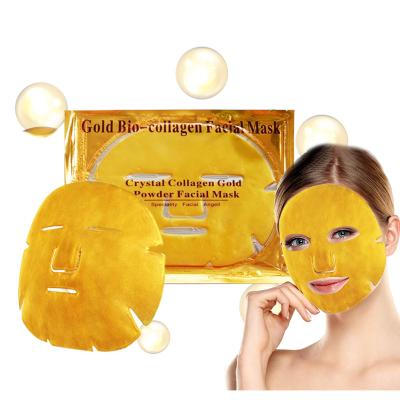 China Moisturizer Private Label OEM 24K No Logo Gold Collagen Crystal Facial Stick Firming Face Gel Sheet for sale