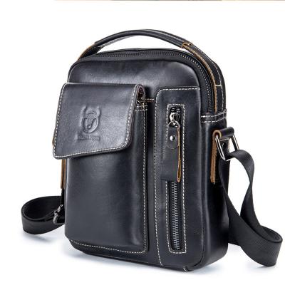 China Leisure Multifunctional High Quality Business Genuine Leather Men Tote Bag For Mini Crossbody Bag for sale