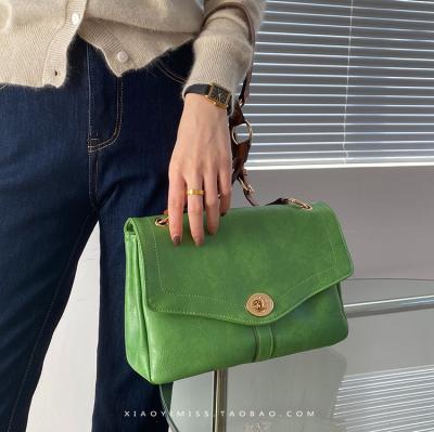 China Fashion\Comfortable Leather Green Handbag\Durable 2022 Women PU Luxury Soft Design Fashion for sale