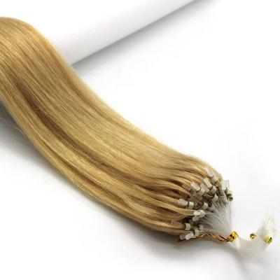 China Wholesale Silky Straight Double Wave Easy Curl/Micro Ring Beads Indian Remy Human Hair Extensions Straight 24 14-26