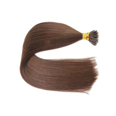 China 24inch 1g/strand 100s 100g Silky Straight Virgin Brazilian Hair Extensions Silky Straight Nano Ring Hair Extensions for sale