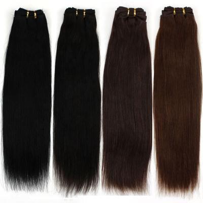 China Cheap Wholesale Silky Straight Virgin Human Hair Raw Unprocessed Virgin Human Hair Straight Bundle 100g 8-32