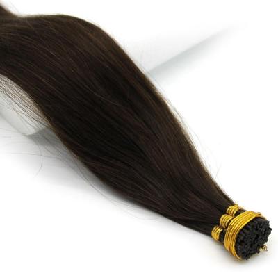 China Wholesale Pre Bonded Virgin Indian Remy Hair Extensions 16-24