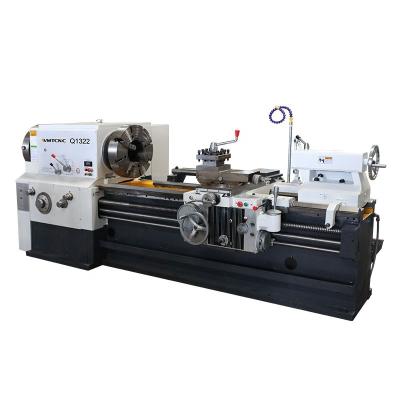 China Construction Material Stores Q1322 Manual Pipe Threading Metal Lathe Machine Manufacturer for sale