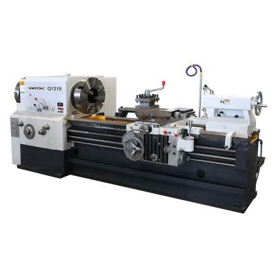 China Construction Material Shops Q1319 Manual Pipe Lathe Machine For Pipe Threading for sale