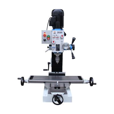 China Building Material Stores Manual Mills ZX32G High Precision Drilling And Milling Machine For Metal Work for sale