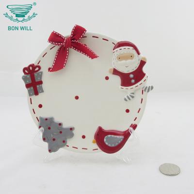 China Sustainable Christmas Christmas Decorative Ceramic Dishes for sale