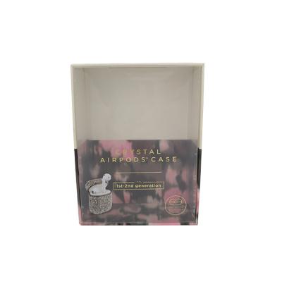 China Recyclable Custom Logo Print Box With Clear Window Packing Box Earphone Packing Box for sale