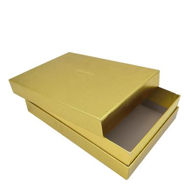 China Gift & Craft 1200GSM Gray Board 182GSM Gold Card Envelope Gift Cover and Raw Paper Box for sale