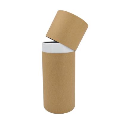 China Recycled Materials Customized Hot Sale 175GSM Brown Paper Packaging Factory Design With 1200GSM Gray Board Cylinder Box for sale