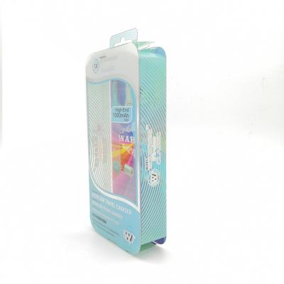 China Plastic Clear Logo Printed Electronic Products Packaging PET Packaging Box Customized Recyclable Manufacturing for sale