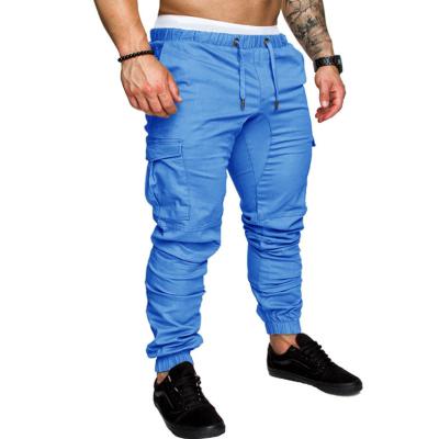 China Solid Antistatic 2020 Most Popular Color Men's Casual Pants Cotton Fashion Men's Slim Trousers for sale