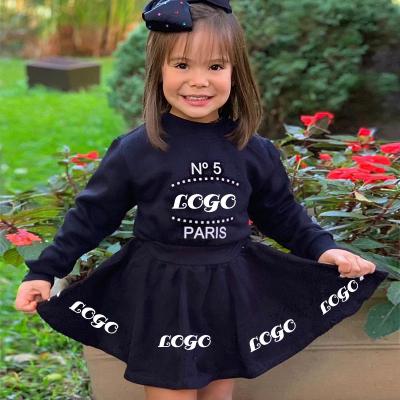 China Autumn Boutique Clothing Sets Cute Letter Printing Children Girls Clothes 2021 New Casual Children Girl for sale