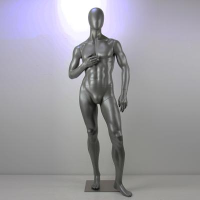 China Other Egg Fiberglass Suit Fashion Man Male Mannequin Full Head Modal Muscle Body For Clothes Display for sale