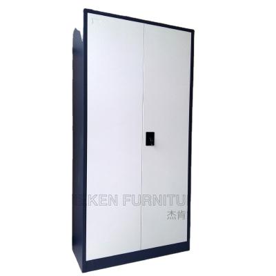 China Adjustable (height) Overhead two door lockable office steel cabinet for sale