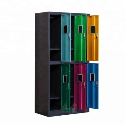 China Adjustable (height) latest 2 tier safe cabinet,office steel locker with plastic handles for sale