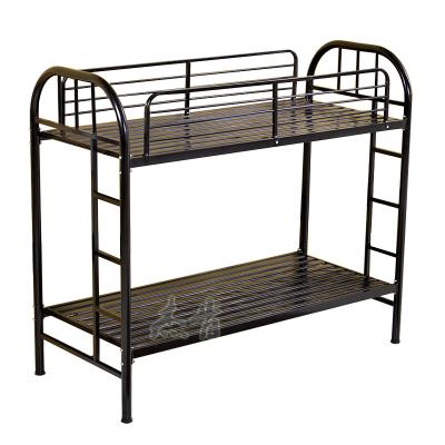 China Modern Easy Assembly Cheap Durable Strong Steel Tube Metal Frame Bunk Steel Bed for sale