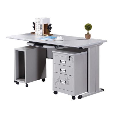 China Adjustable (height) New design modern office furniture table with a computer case photos for sale