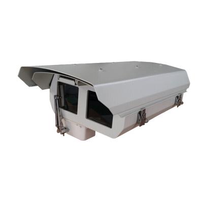 China Aluminum Alloy All Weather Outdoor Dual Window Camera Housing With Wiper for sale