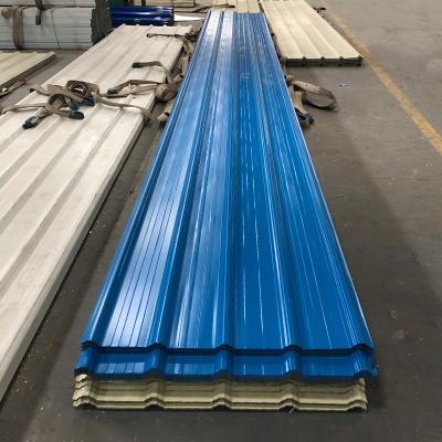 China High Strength Roof Color Coated Ppgi Structural Steel Plate Galvanized Steel Sheet T-Shape Roof Tile for sale