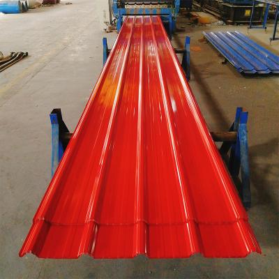 China Building Roof Construction Material Color Coated Steel Tile Galvanized Corrugated Metal Roofing Sheet for sale