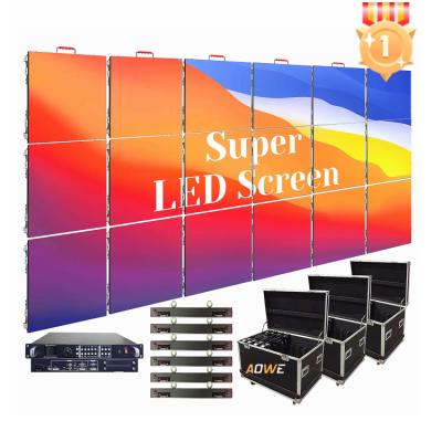 China Indoor Full Color 3840Hz Led Video Wall Indoor Outdoor P2.6 P2.9 P3.91 Rental Events church stage Modular Led Display Screen for sale