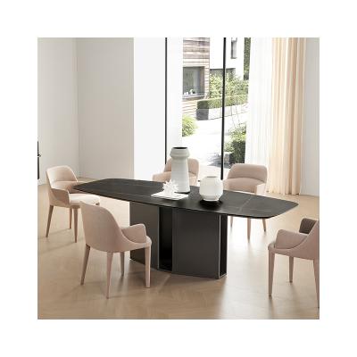 China Dining Table Home Italian Minimalist Creative Apartment Designer Nordic Marble Home (The Other) Adjustable Height Adjustable for sale