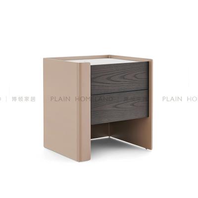 China (Other) Adjustable Wooden Night Stands Modern Bedroom Bed Side Table for sale