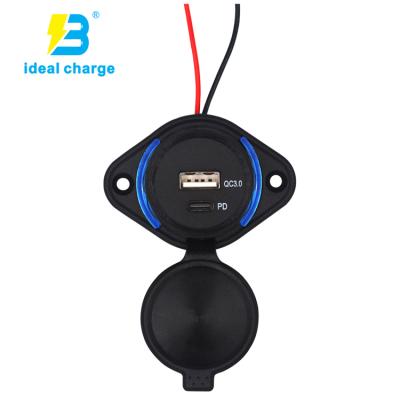 China Fast charging bus accessories qc3.0 usb charger palladium charging station for phones bus seats installation for sale