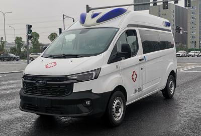 China Ford Transit medische ambulance benzine 8 zitplaatsen Ford Transit box ambulance Te koop