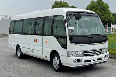 Cina Toyota Coaster 17-seater tourist bus business reception bus gasoline rear drive 4×2 manual transmission in vendita