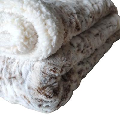 China Hot sale 100 memory homeware upholstery fabric bilateral wholesale cut print polyester fabric knitted fur fabric for sale