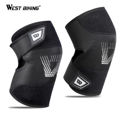 China Outdoor WESTERN BIKING Adjustable Mountain Bike Elbow Knee Pads Silicone Protictive Wool Adjustable Outdoor Sports Knee Pads Leg Cuff for sale