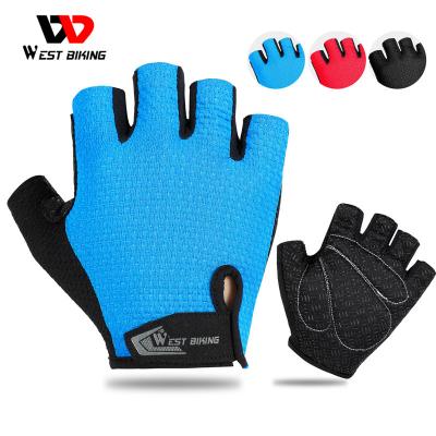 China WESTERN CYCLING WESTERN Cycling Half Finger Mountain Bike Gloves Washable Touch Screen For Adult Half Finger Motorcycle Bicycle Waterproof Glove for sale