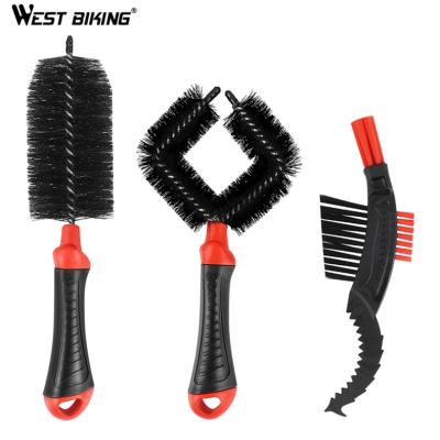 China Clean Hub WESTERN CYCLING Multifunctional Cycling Recycling Machine Sweeps Scrubber Wash Tool Mountain Bike Bicycle Clean Playbrush for sale