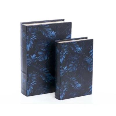 China Recyclable Custom print product packaging decorative fake book storage box for sale