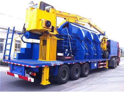 China Big Volume Portable Scrap Aluminum Portable Baler / Aluminium Scrap Baling Machine for sale