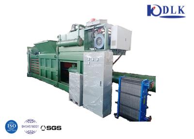 China Paper Plastic PET Bottle Waste Horizontal Baler Scrap Processing for sale