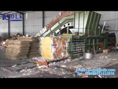 Horizontal Carton Paper Baling Press Machine