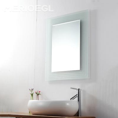 China Modern Cheap Custom Square Bathroom Mirror Frame 5mm Barber Shop Mirror for sale