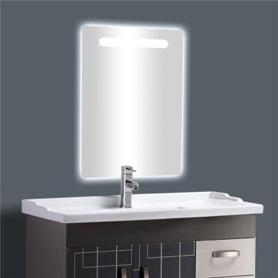 China Modern Hotel Illuminated Fogless Mirror Shower Shaving Mirror With Led Light for sale