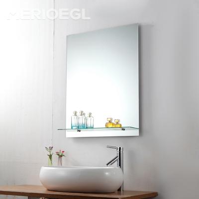 China MERIOEGL 5mm Thickness Bathroom Mirror Glass Elegant Mirrors for sale