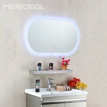 China Bathroom Promotion Illuminated Bedroom Mirror Led Decorate Wall Mirror For Bathroom for sale