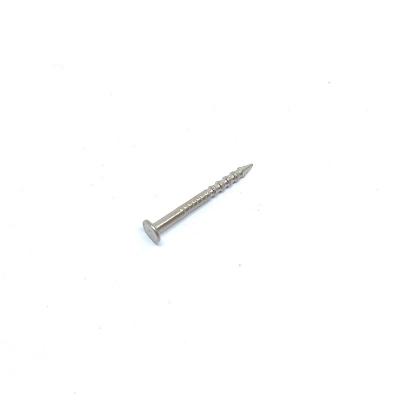 Chine Bois plat fait sur commande d'acier inoxydable Ring Shank Siding Nails For de tête à vendre