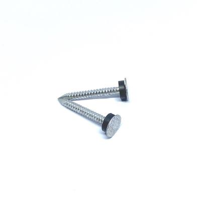 Chine Chef plat à carreaux Ring Shank Aluminium Roofing Nails 2,6 X 30MM à vendre