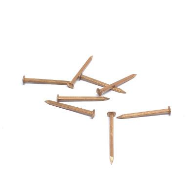 Chine Rose Head Copper Square Boat cloue 19MM x 1,6 pour le clouement de visage à vendre