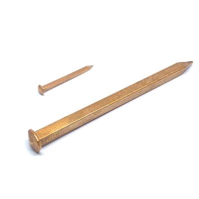 Chine Rose Head Square Copper Nails durable, 76.2MM x 4,0 clous lisses de jambe à vendre