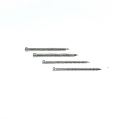 Chine L'OEM a perdu le CE annulaire d'acier inoxydable Ring Shank Nails With de la tête 316 à vendre